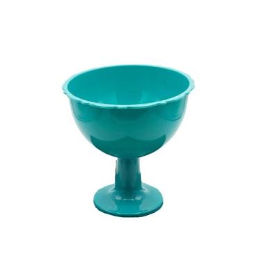 Imagem de Taça Inclinada Azul Tifany P/ Sobremesa 1,1 Litros - LS Toys