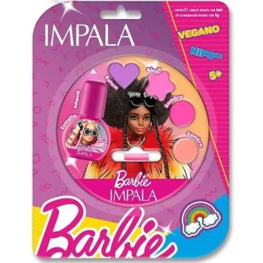 Imagem de Barbie Esmalte Infantil Iconica Impala+paleta Extraordinaria