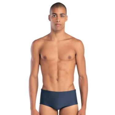 Imagem de Sunga Masculina Lisa MASH, P, Cinza