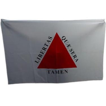 Imagem de Bandeira de Minas Gerais 1,00m x 1,50m Poliester - Própria, Branco, Ve