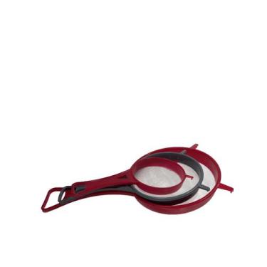 Imagem de Kit c/ 4 Kit Peneira plastico C/3 18cm, 23cm e 29cm - Dalla Valle