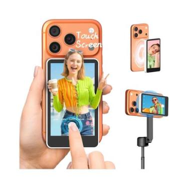 Imagem de Monitor De Selfie Com Tela Touch De 4 Polegadas, Espelhamento Sem Fio,