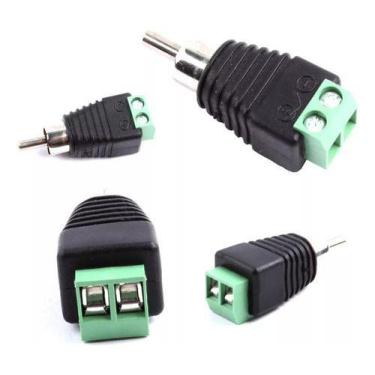 Imagem de Conector Bnc Masculino Para Camera De Vigilância Com Borne - Otemu