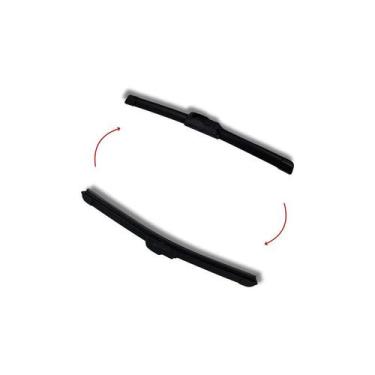 Imagem de Kit 2 Palhetas Limpador Fiat Uno 1984 A 2013 2 Peças Preto - notari au