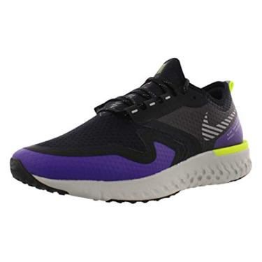 Imagem de Tênis de corrida feminino Nike Odyssey React 2 Shield Fitness Workout, Black/Metallic Silver-voltage Purple, 7