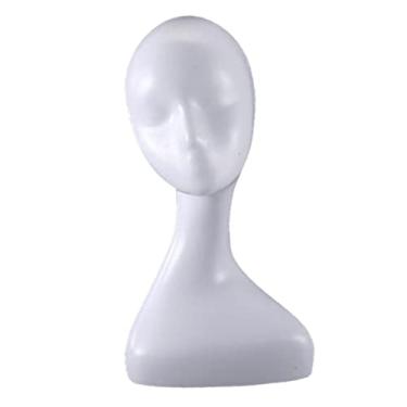 Imagem de Esquirla Chapéus de Cabeça de Manequim de de Plástico Modelo Irregular Cabeça de Manequim, B