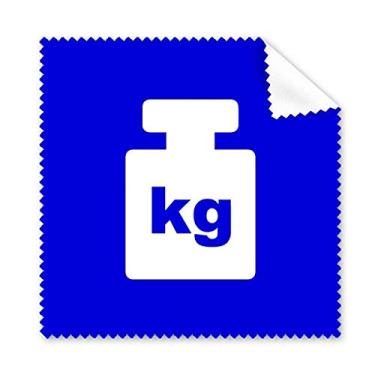 Imagem de Pano de limpeza de óculos de limpeza quadrado azul peso 5 peças