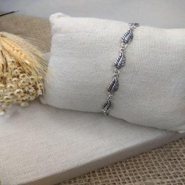 Imagem de Pulseira Folhas Bali  Prata 925
