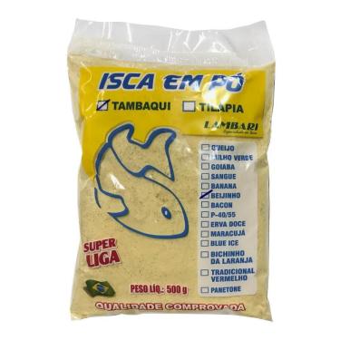 Imagem de Massa Para Pesca Isca Em Pó 500G Beijinho