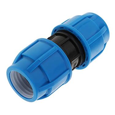 Imagem de B Blesiya Conexões de conexão rápida PE profissionais Air Push in Fitting Purificadores de água Conexões de tubos de irrigação - 32 mm