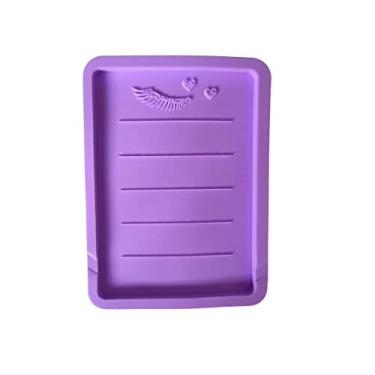 Imagem de Confeitaria dos Moldes, R255 Molde de silicone suporte para cílios resina