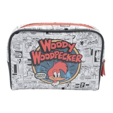 Imagem de Necessaire Guess Who Fundo Preto/Branco - Pica Pau