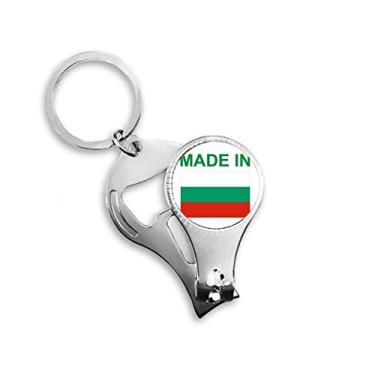 Imagem de Feito na Bulgária Country Love Nail Nipper Ring Chaveiro Abridor de Garrafas Cortador