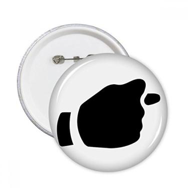Imagem de Provoke Gesture Outline Padrão Pinos Redondos Emblema Botão Decoração Acessório 5 peças