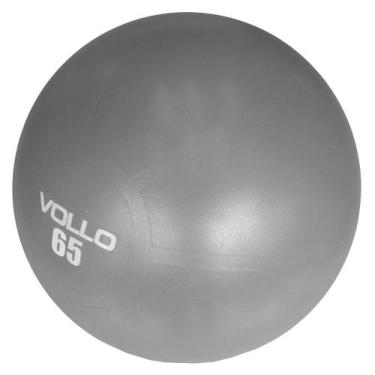 Imagem de Bola Pilates Vollo Anti-Burst Res. 300Kg C/Bomba 65cm