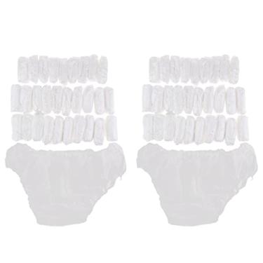 Imagem de Amagogo 2 X 30 Peças Calcinhas de Viagem Descartáveis para Homens Brancos