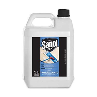 Imagem de Sanol Pró Limpa Porcelanato 5 Litros Branco