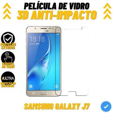 Imagem de Película De Vidro 3D Celular Anti-Impacto Samsung Galaxy J7 - Mokingo