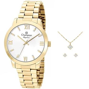 Imagem de Relógio Champion Analógio CN25163W Feminino + Semijóia