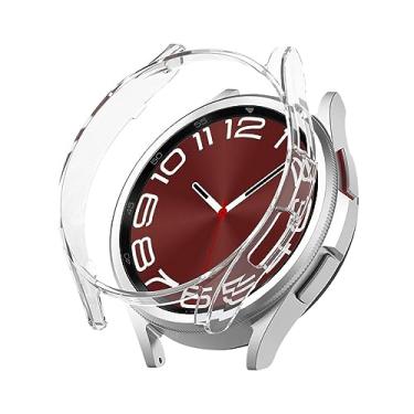 Imagem de Capa Protetora PC Bumper Case LTIMPORTS, compativel com Galaxy Watch 6 Classic LTE 47mm Sm-R965 (Transparente)