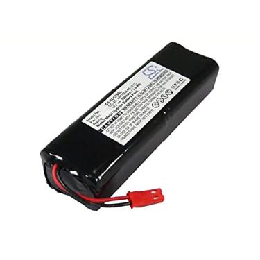 Imagem de UUZX Ni-MH bateria substituição para 650-053, DC-26, MH700AAA10YC Prohunter SD-2400, ST100-P, SWR-1