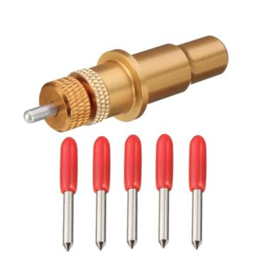 Imagem de ULTECHVO 6 lâminas de corte Roland 45 graus plotter cortador de vinil lâminas e suporte plotter de corte