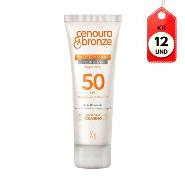 Imagem de Kit C/12 Cenoura & Bronze Fps50 Protetor Solar Facial 50g