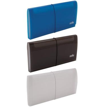 Imagem de Kit 3 Pastas Sanfonadas Porta Cheques Recibos 12 Divisórias E Elástico Dello Cores