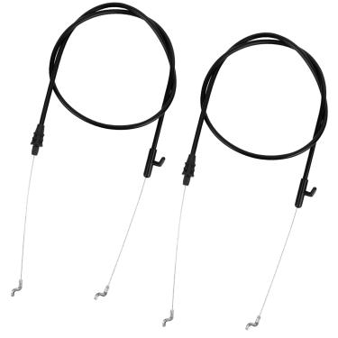 Imagem de Cabo de controle de engajamento de convés 2 peças para MTD 746-04661 946-04661 Troy Bilt, Bolens, Craftsman, Murray Lawn Mowers Yard Machines Parts - Serve para TB110, TB115, TB120, TB130, TB140,