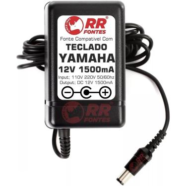 Imagem de Fonte 12V Para Teclado Yamaha Psr-530 540 550 6 60 600 61 62