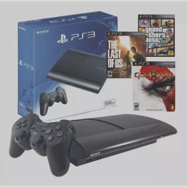 Imagem de Sony Playstation 3 500 Gb + 2 Controle + 16 Jogos