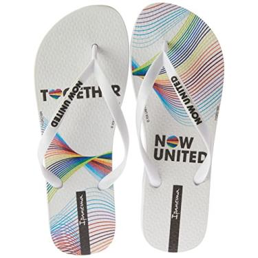 Imagem de Chinelo Ipanema Kids Now United criança-unissex, Branco/Branco/Preto, 33/34