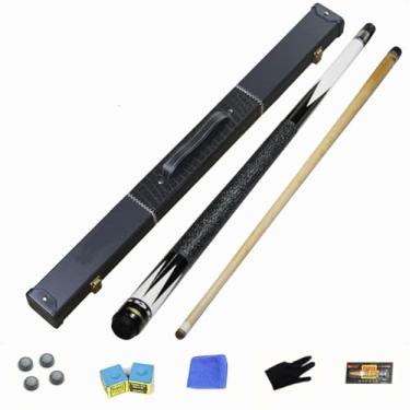 Imagem de Taco de sinuca para bar de bilhar de madeira de madeira, taco de sinuca, bastão de taco de bilhar profissional de bordo canadense, taco de sinuca, bastões de taco de bilhar de madeira (taco de sinuca