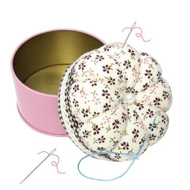 Imagem de Almofada de alfinetes de abóbora, almofada de alfinetes para costura fofa | Porta almofada de agulha | Pincushion Pin Needle Almofada Abóbora Portátil Caixa de suporte de pino de costura para costura
