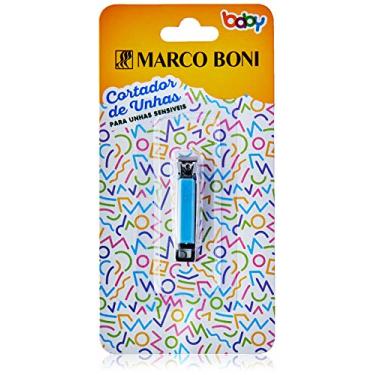Imagem de Marco Boni Cortador De Unhas Infantil Aço Carbono 1845 Azul 1 Unidade