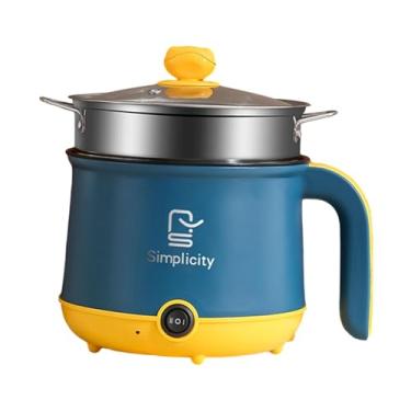 Imagem de Generic Panela elétrica quente para macarrão, adaptador americano, plug multifuncional, cozinha rápida, panela de ramen, mini panela para dormitório de aveia