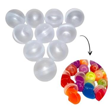 Imagem de 100 Capsulas Vazias 1 Polegada para Brindes Para Lembrancinhas De Festa Personalizar Máquina De Brinquedos Bolas Adereços Pequenos