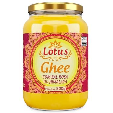 Imagem de Ghee Lotus com Sal Rosa 500g Zero Lactose - Manteiga Clarificada Gourmet - Ayurveda