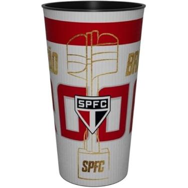 Imagem de Copo do São Paulo Oficial Campeão Brasileiro 2008 - Plástico 550ml