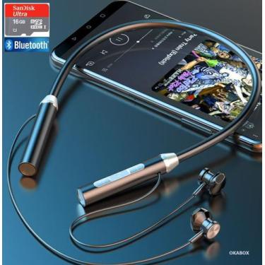 Imagem de M60 8D Surround Sound Wireless Neck-mounted 5.1 Bluetooth Earphone Sup
