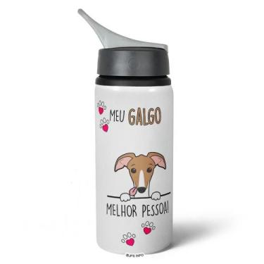 Imagem de Garrafa Squeeze NK - Meu Galgo, melhor pessoa! - JPS INFO