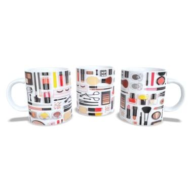 Imagem de Canecas de Porcelana Branca Personalizadas Profissões 6 (Manicure 8)