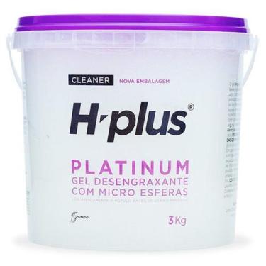 Imagem de Desengraxante Em Gel H Plus Para Limpar As Mãos 3kg (branca) - H-Plus