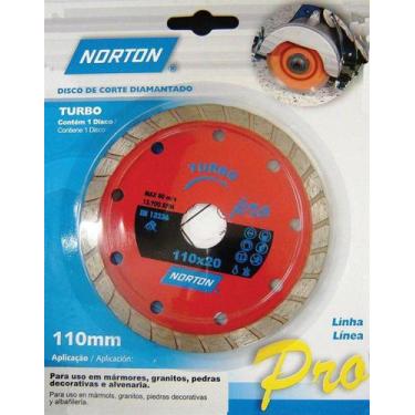 Imagem de Disco Diamantado 110mmx20mm Turbo Pro - 70184624362 - Norton