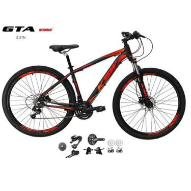 Imagem de Bicicleta Aro 29 KSW XLT Kit 2x9 Gta Sunrun Freio Disco K7 11/36 Pediv