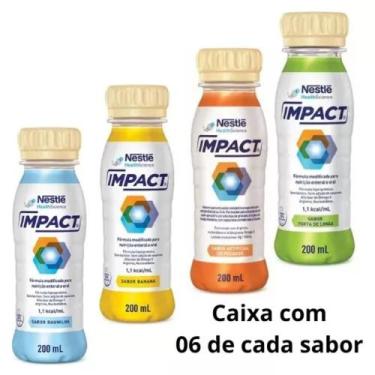 Imagem de Impact Nestle - Kit C/24 Frascos 200ml (escolha o Sabor) - Nestlé Impa