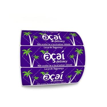 Imagem de Lacre para Delivery Açai 100x30 mm Milheiro - ADECONEX