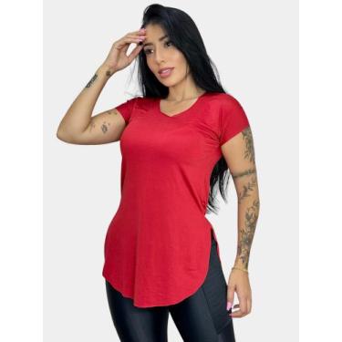Imagem de camisa feminina blusa tapa bumbum academia - TB modas, Rubi, G