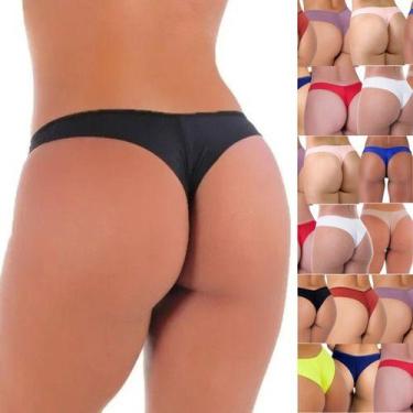 Imagem de Kit Calcinhas Tangas Fio Duplo Com 10 Unidades C61 - Fanáticos Por Cin