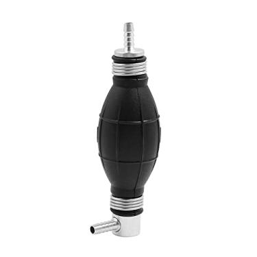 Imagem de X AUTOHAUX Mangueira de linha de combustível de borracha tipo lâmpada de 6 mm 1/10.2 cm Primer gasolina gasolina bomba diesel para carro, barco marítimo